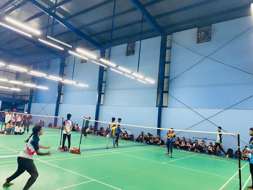Inter Class Shuttle Badminton Match.