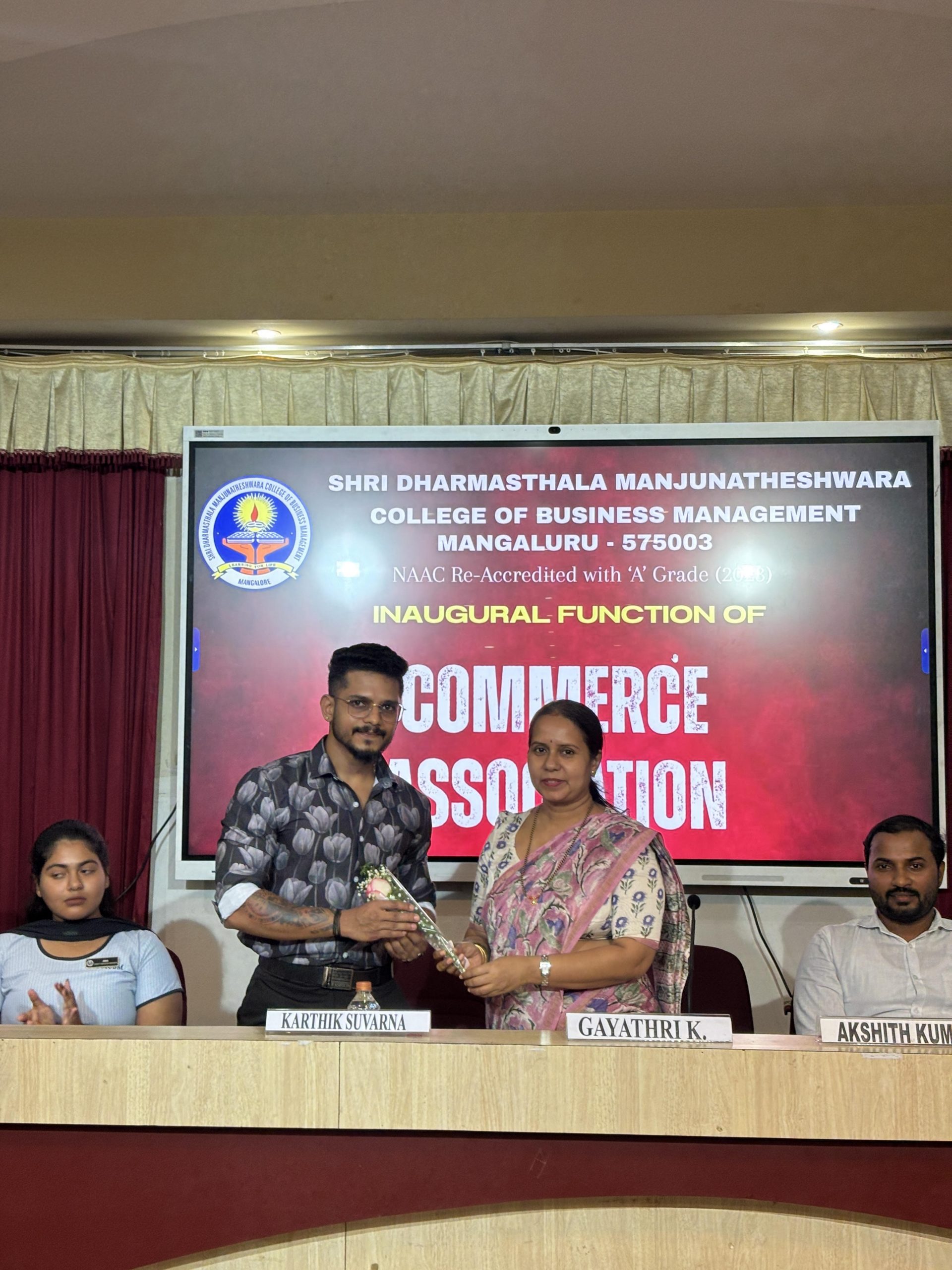 Guest Lecture on Empowering Commerce Students: Beyond Classroom Learning.