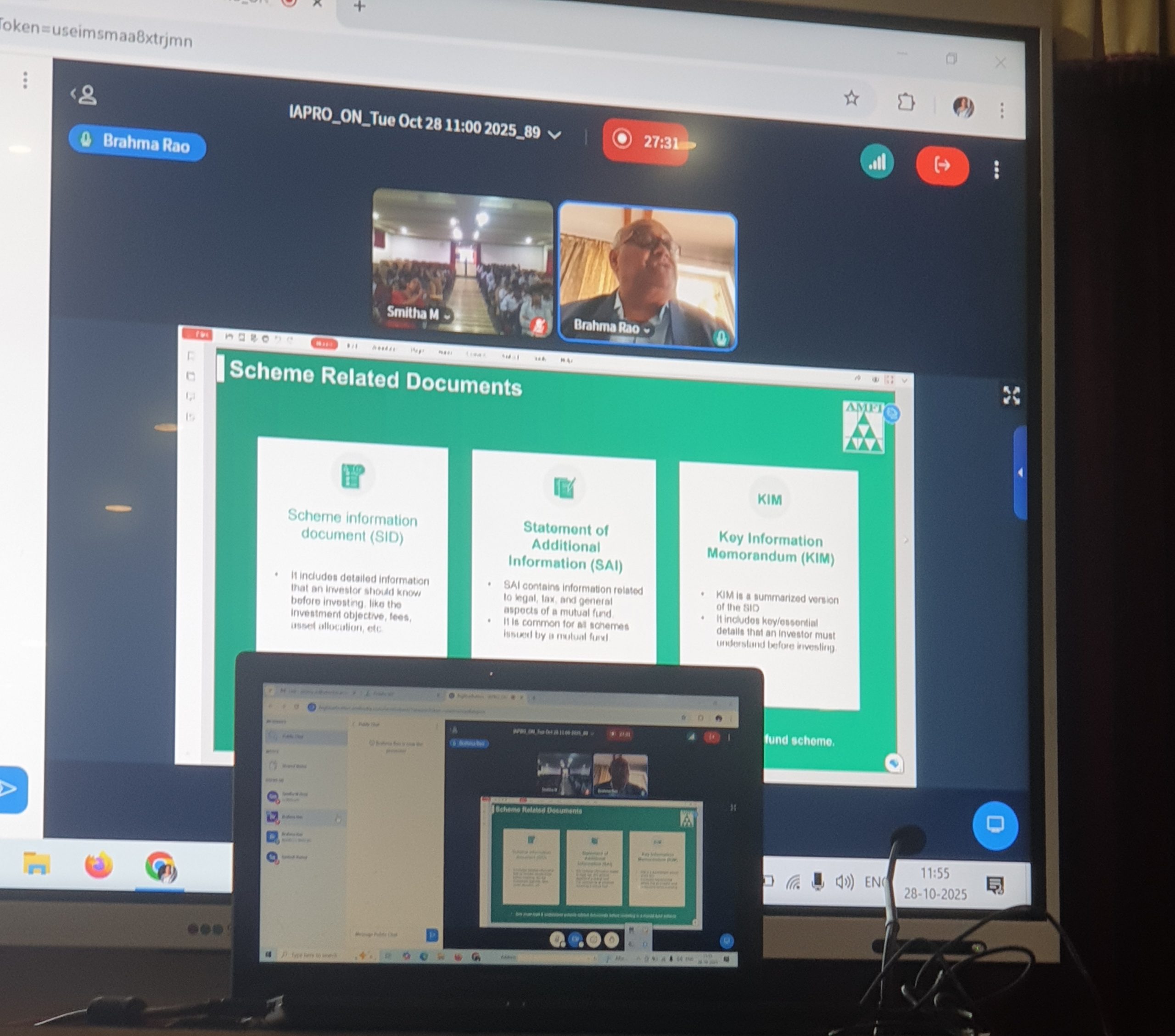 Webinar on “Strategies for Managing Personal Finance”.