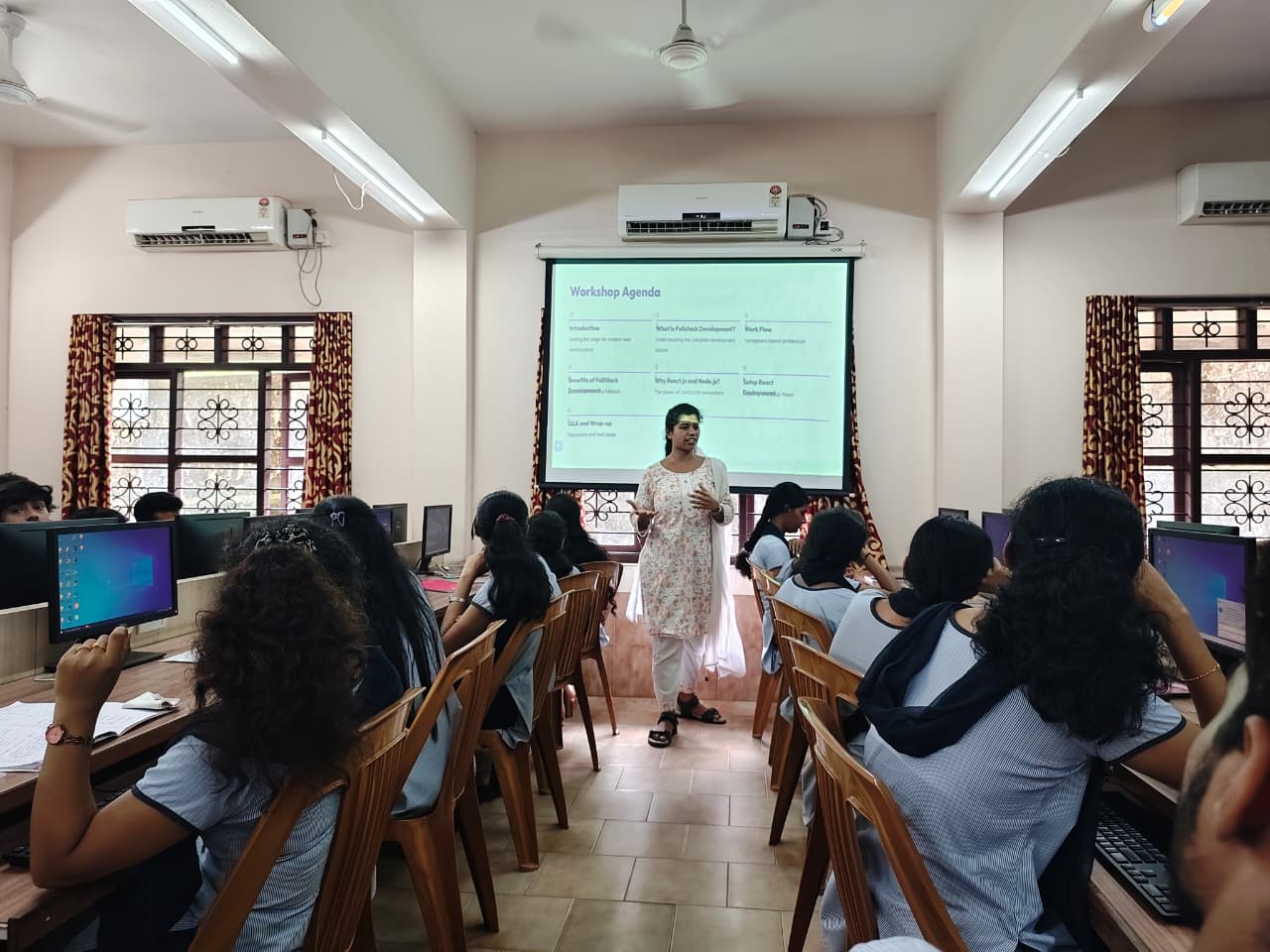 One-Day Workshop on “Build a To-Do Application: Frontend and Backend in Action”.