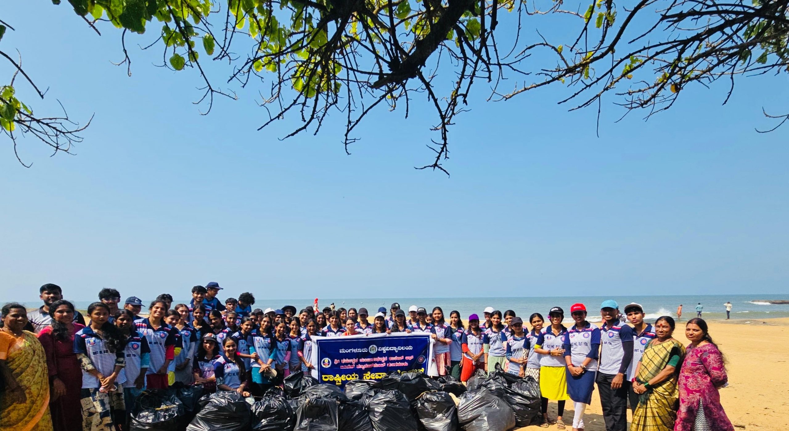 NSS Unit of SDMCBM Conducts Beach Cleaning Drive.