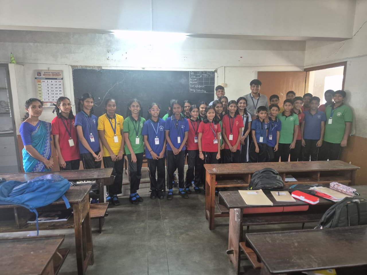 Visit to St. Rita English medium school, Mangaldevi.