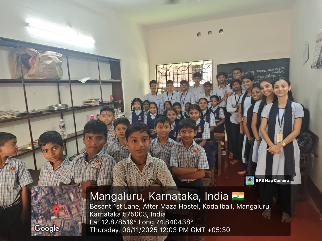 Visit to Besant School,Kodialbail .