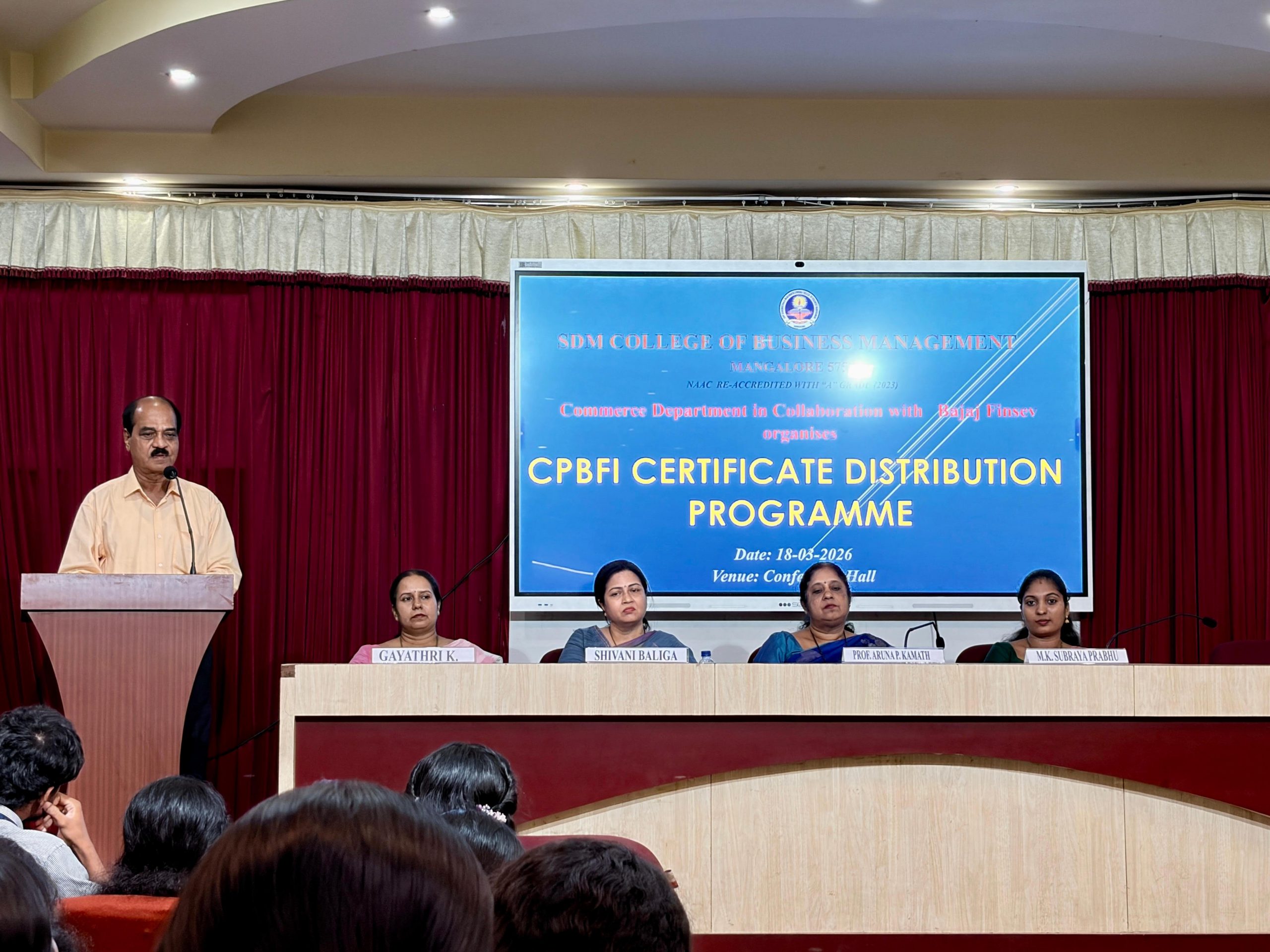 CPBFI CERTIFICATE DISTRIBUTION PROGRAMME.