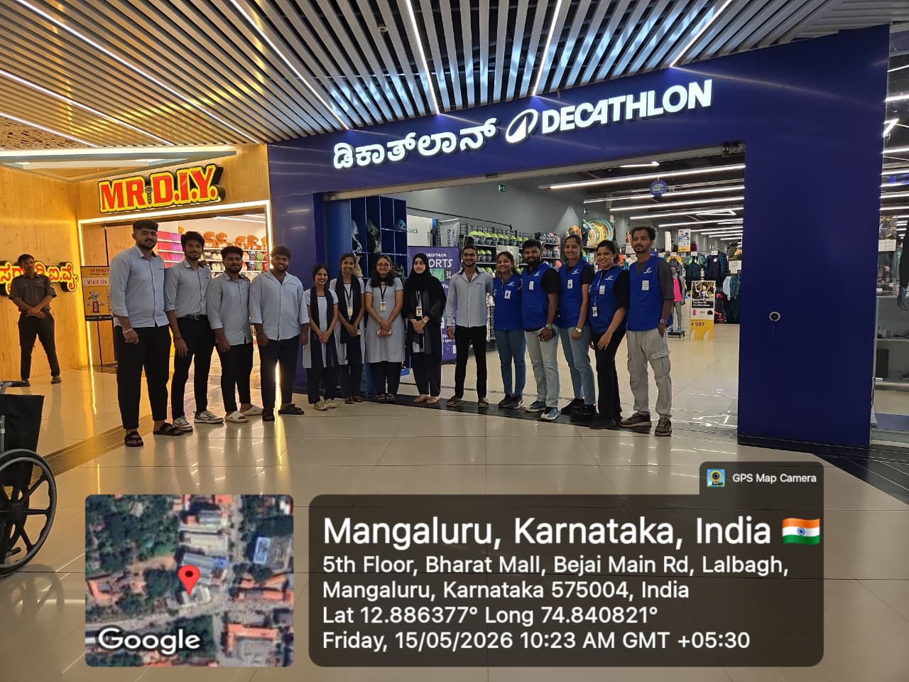 Visit to Decathlon.