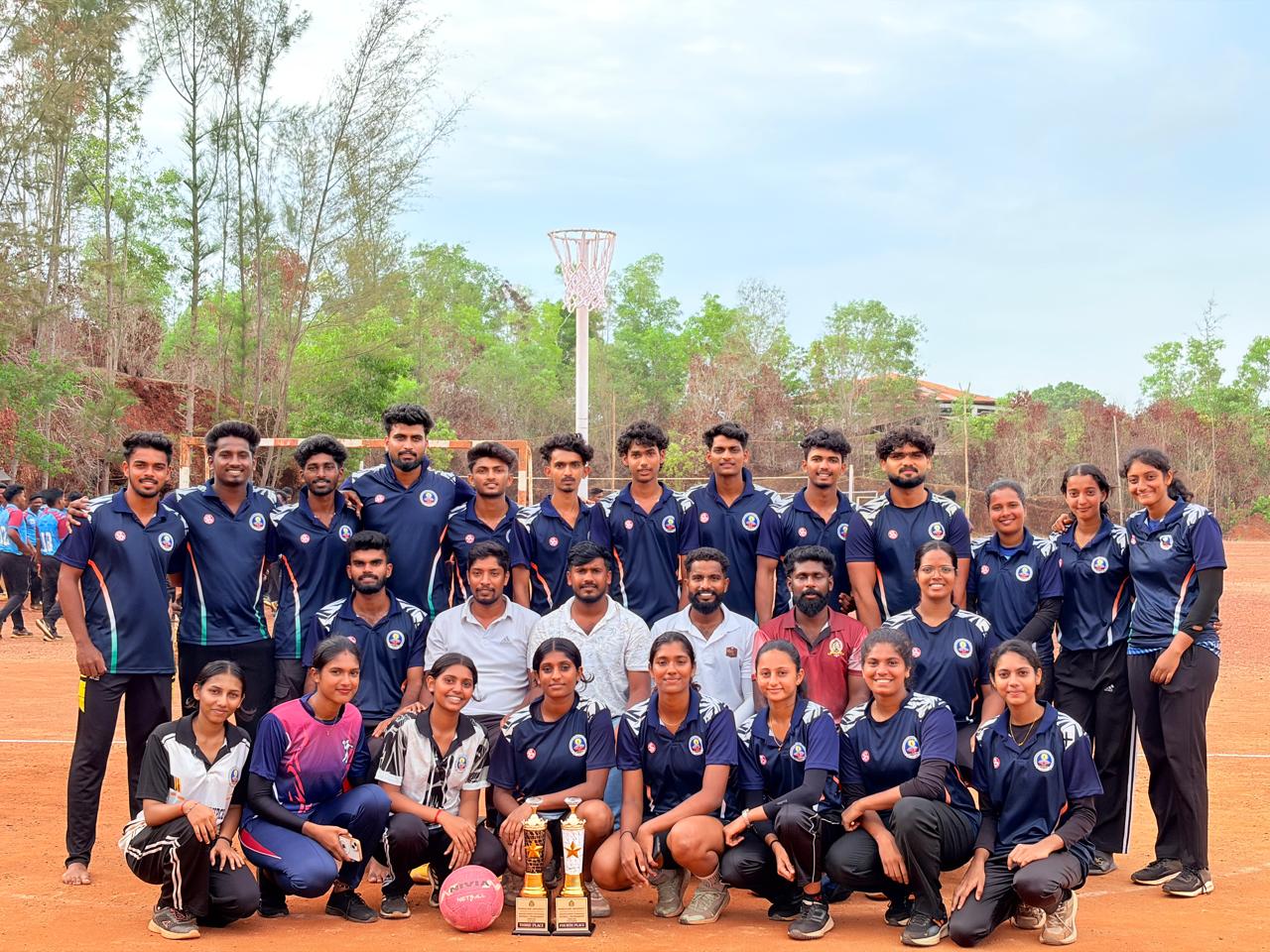 SDMCBM students secures Third Place in Netball Tournament.