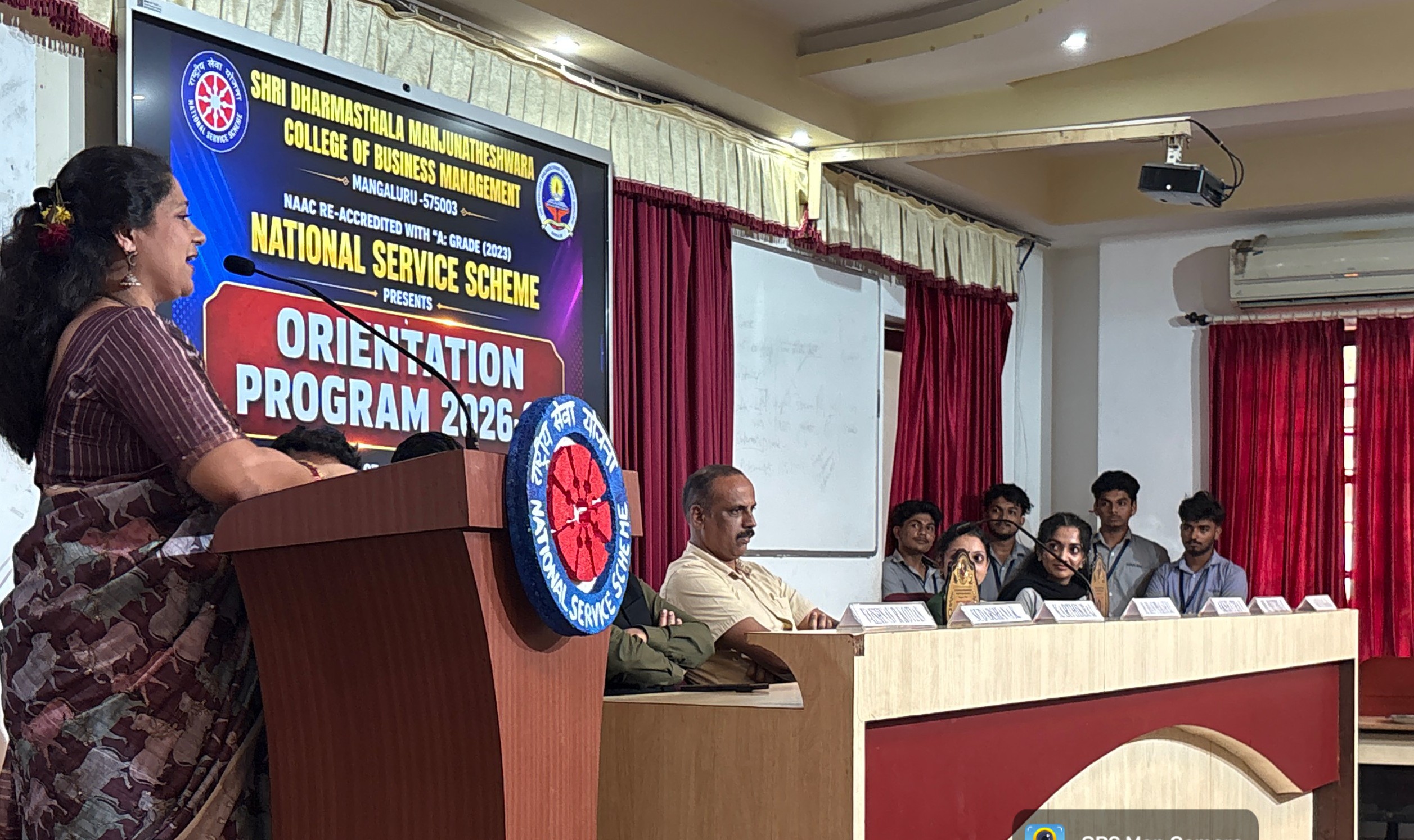 NSS Unit Conducts Orientation Programme for Newly Enrolled Volunteers