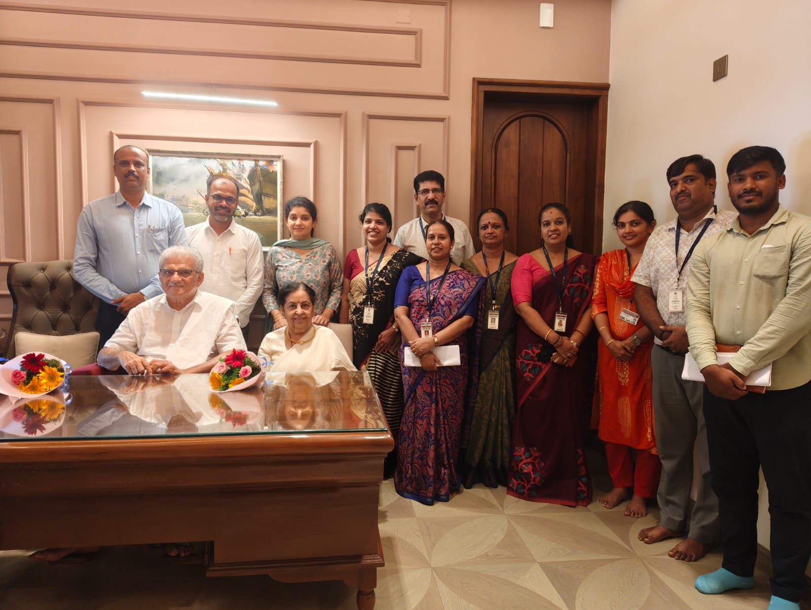 Visit to the President – Presentation of Institutional Plans